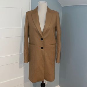 Zara Woman camel colored two-button coat Xs